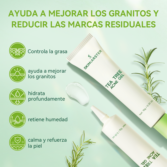 SKINNARSTER Tea Tree Acne Gel (Gel Antiacné de Té de Árbol)